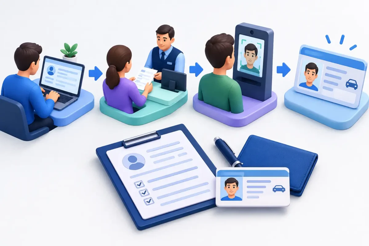 Driver's License and ID Card Application Steps